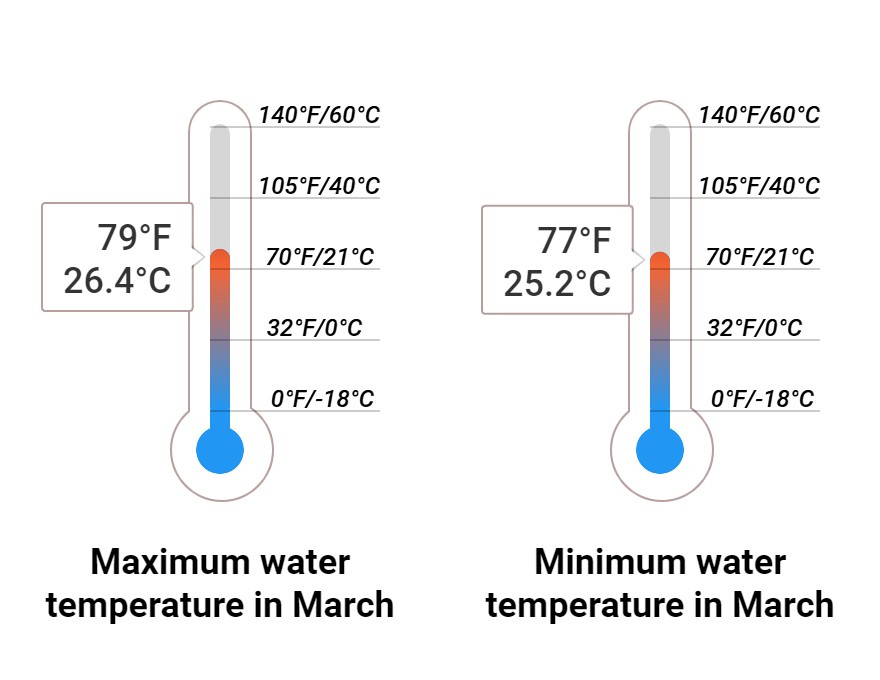 Average Sea temperature